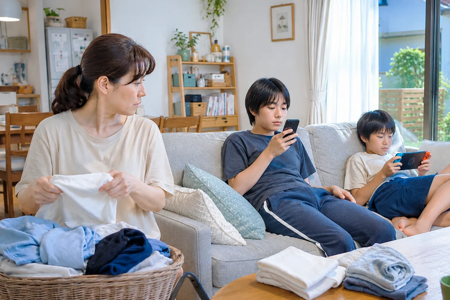 ゲームやスマホばかりの子どもを見てモヤモヤする母