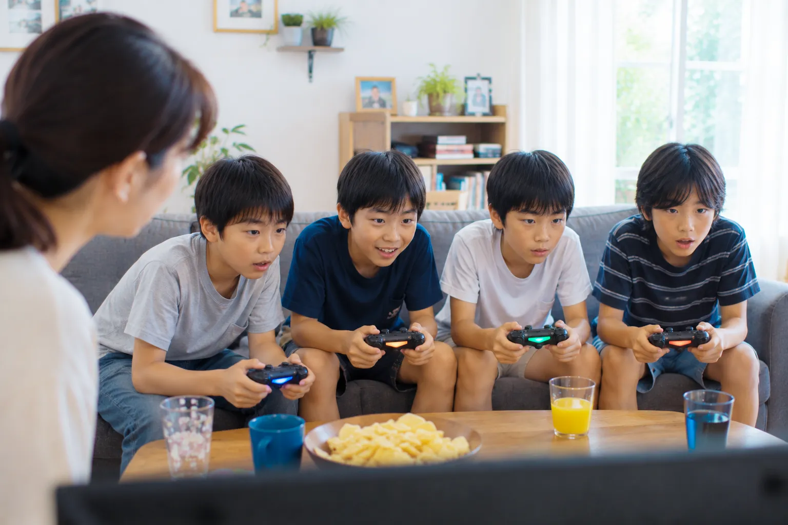 瞬きしてない子どもたち